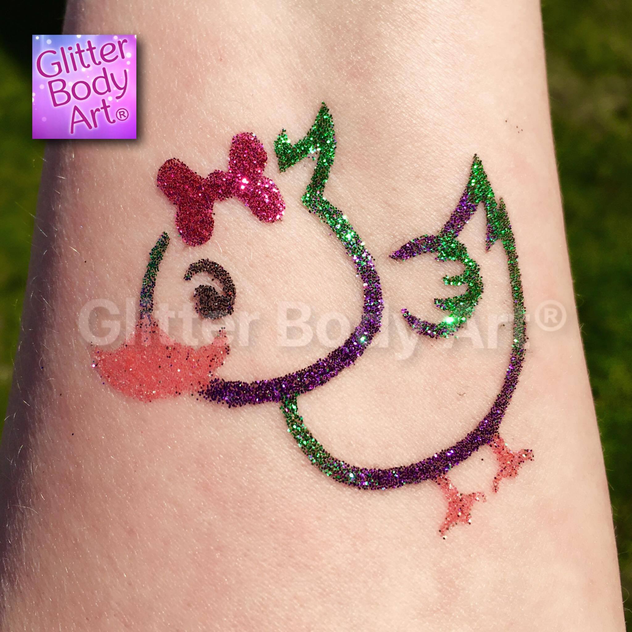 17236854_1831954333688449_1367460272_o(1) cute duck glitter tattoo, duck temporary tattoos for kids
