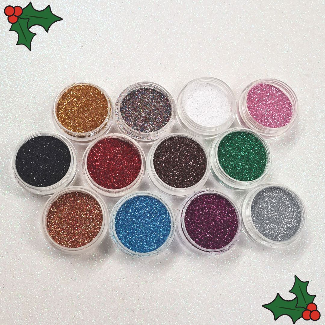 Glitter for christmas party kit Cosmetic glitter for glitter tattoos
