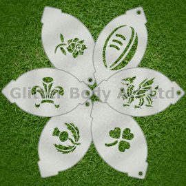 6-Stencils-Rugby-270x270 Rugby reusable stencils for face painting face kids parties