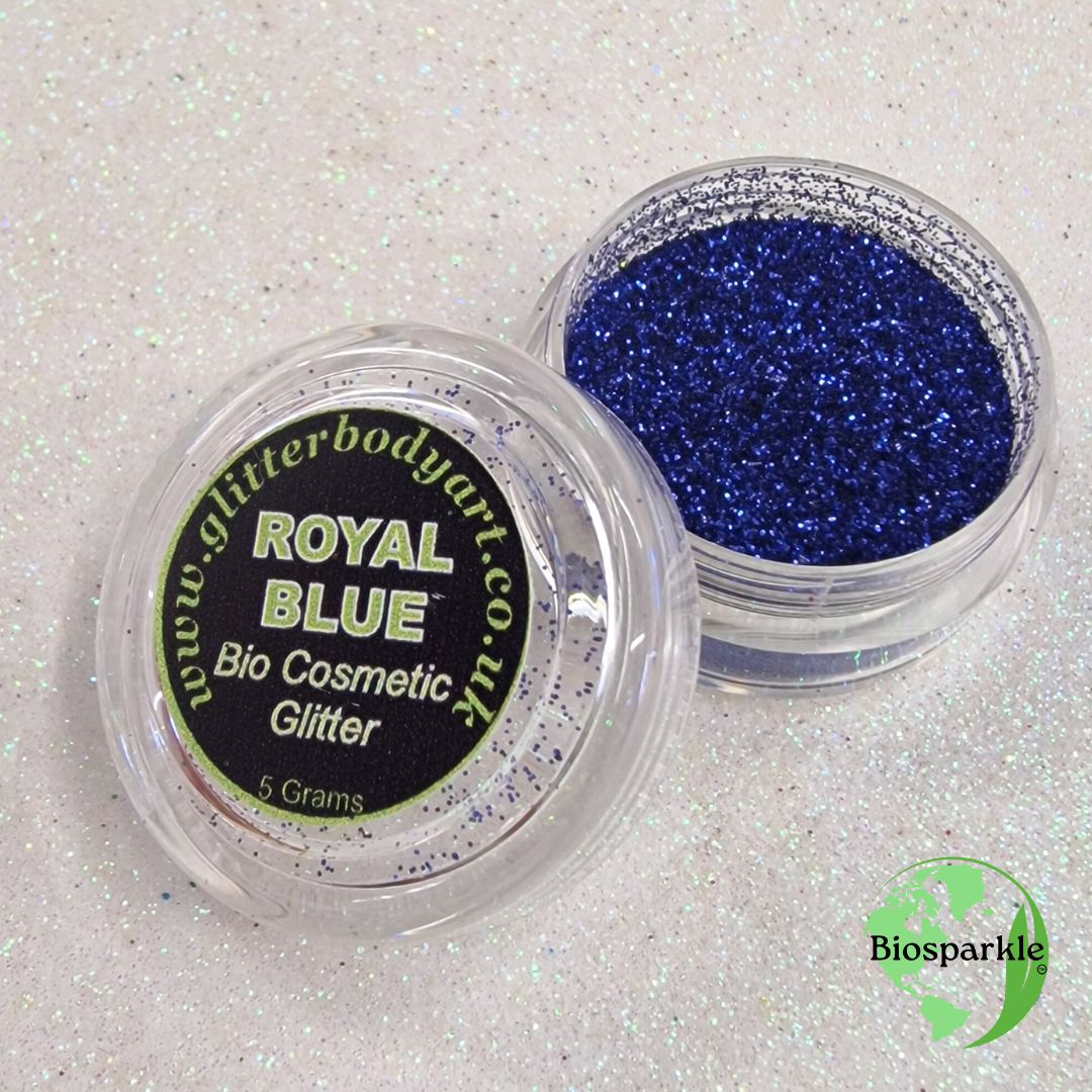 Royal Blue bioglitter Bioglitter - environmentally friendly glitter makeup