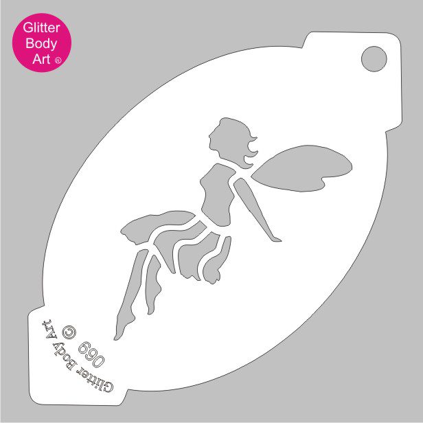 fairy_face_paint_stencil_069 fairy face painting stencil template