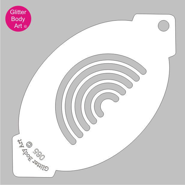 rainbow_face_paint_stencil_065 rainbow face paint stencil, pride stencil