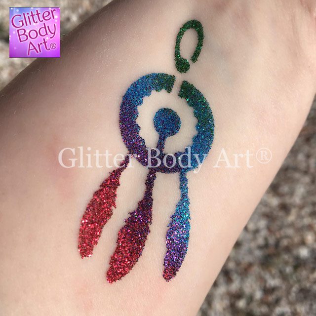 DreamcatcherB dreamcatcher temporary tattoo stencil
