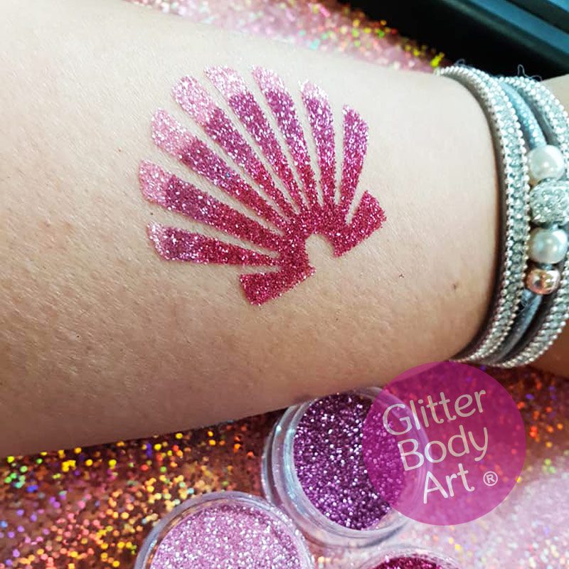 Sea-Shell seashell temporary tattoo stencil