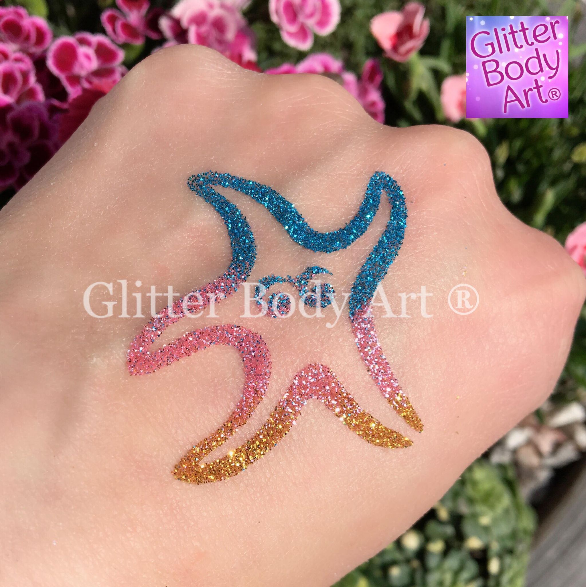 starfish starfish temporary tattoo, under the sea party tattoos
