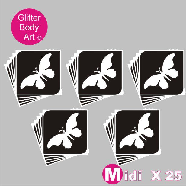 butterfly_glitter_tattoo_stencil_024 25 midi butterfly temporary tattoo stencils for glitter tattoos