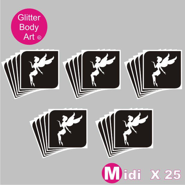 fairy_glitter_tattoo_stencil_008 25 midi fairy temporary tattoo stencils for glitter tattoos