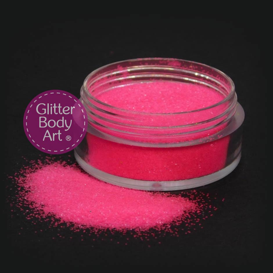 Cosmetic-Glitter-Pink fluorescent pink loose glitter