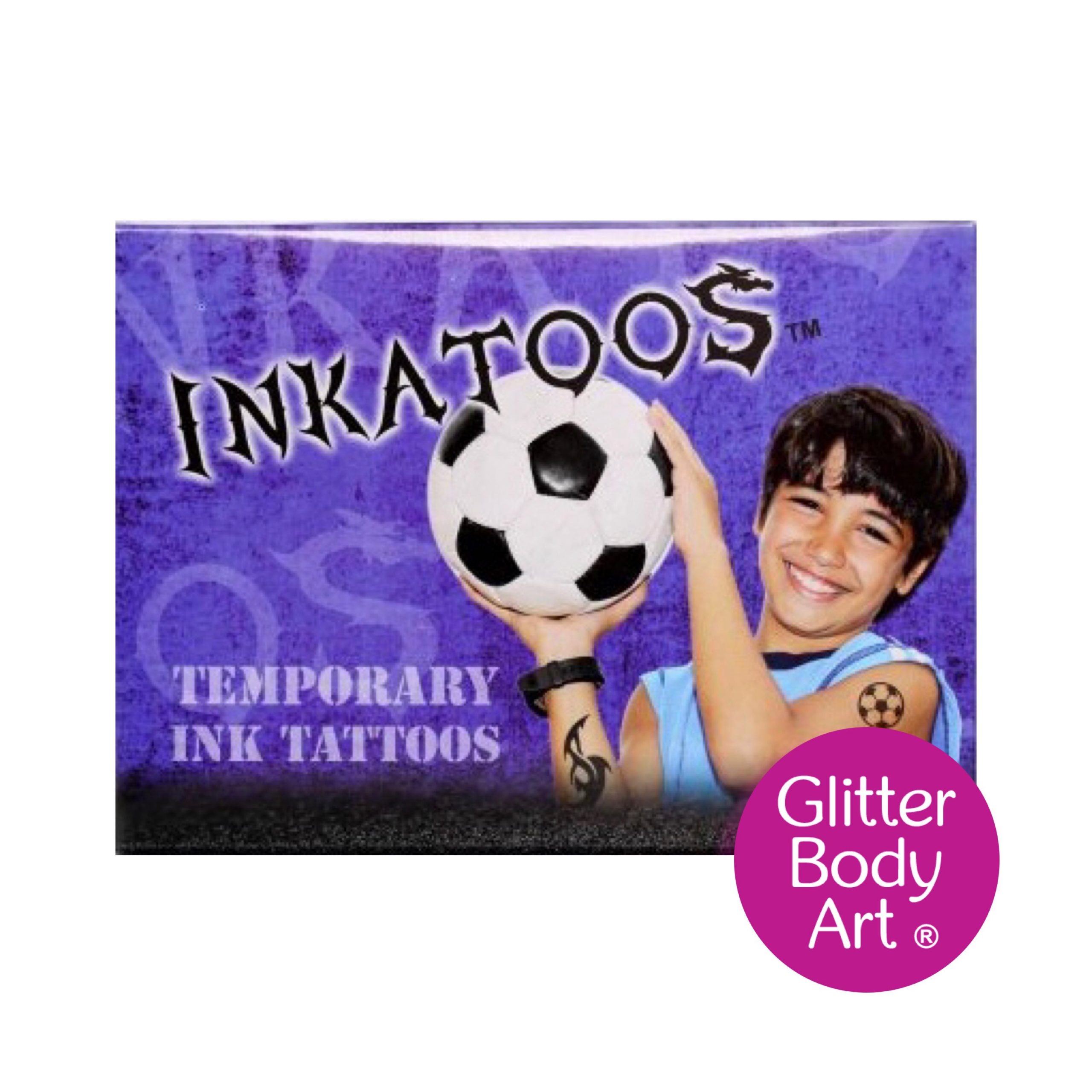 inkatoo box Ink tattoo box with temporary tattoo stencils and ink