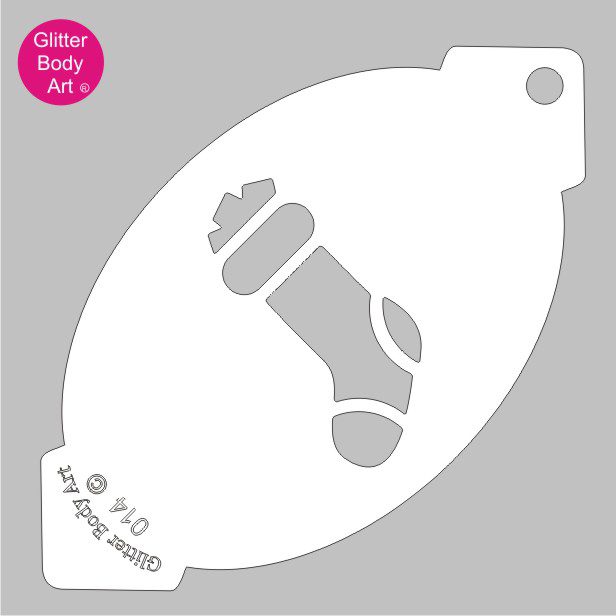 christmas_stocking_face_paint_stencil_014 christmas stocking face paint stencil