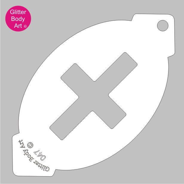 england_cross_face_paint_stencil_047 england cross, rugby face paint stencil