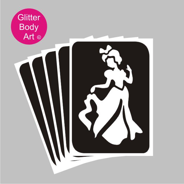 princess glitter tattoo stencil 390 snow white temporary tattoo stencil for glitter tattoos