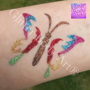 butterfly tears butterfly temporary tattoo for kids