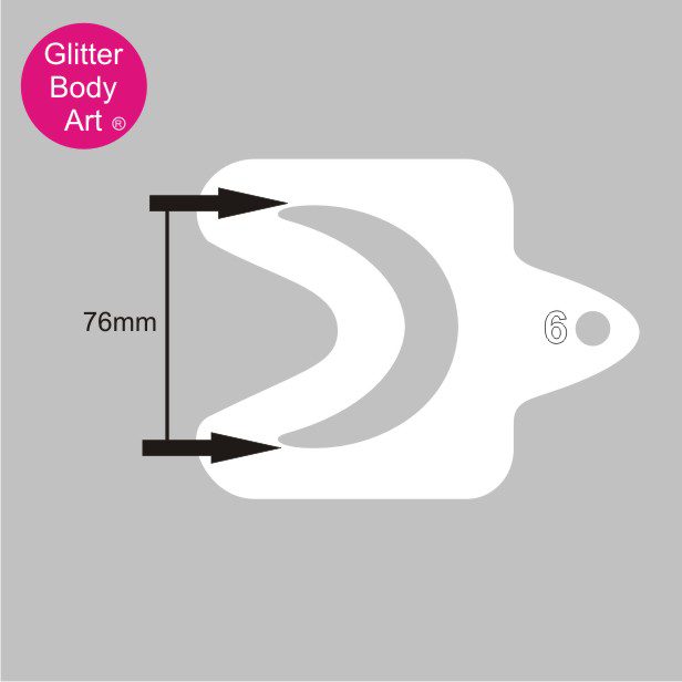 festival face_stencil_6 face stencil for festival eye makeu
