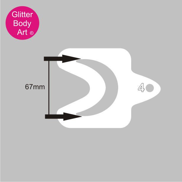 festival_face_stencil_4 face stencil for festival eye makeu