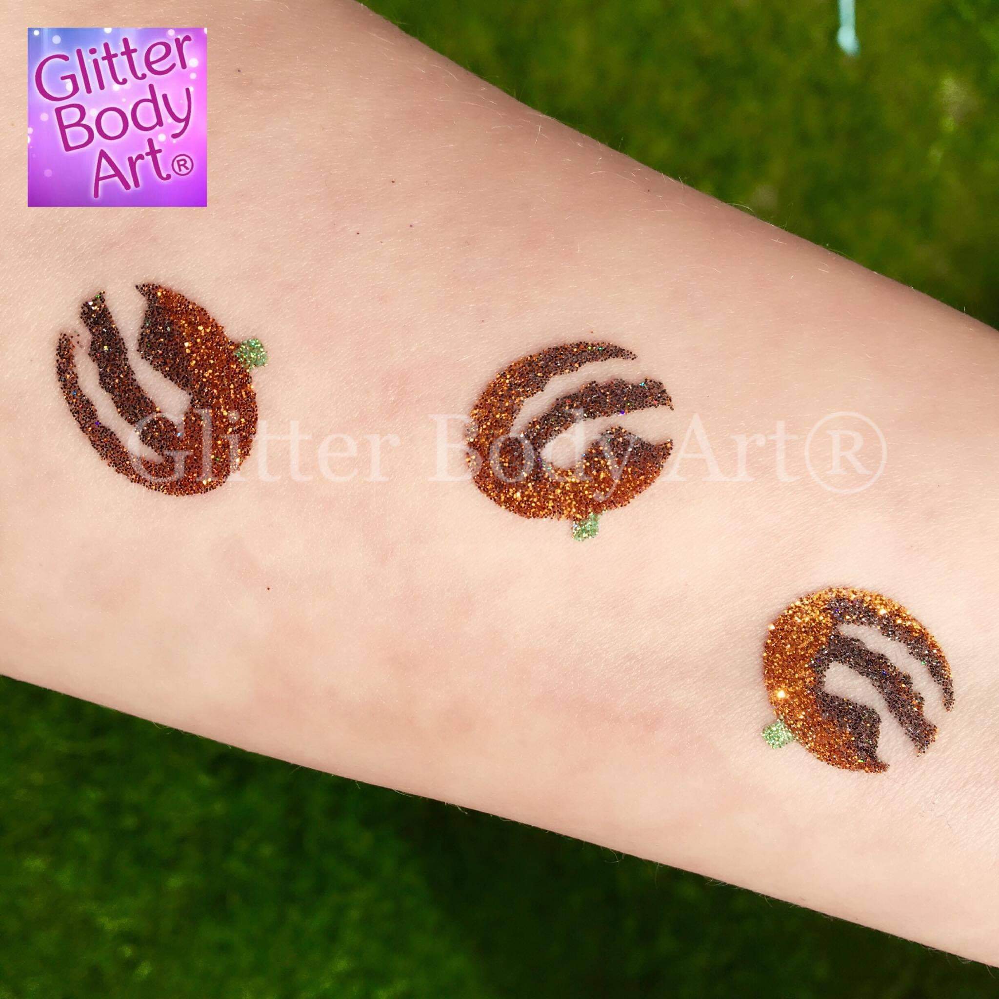 received_1919040024979879 baby halloween pumpkin temporary tattoo
