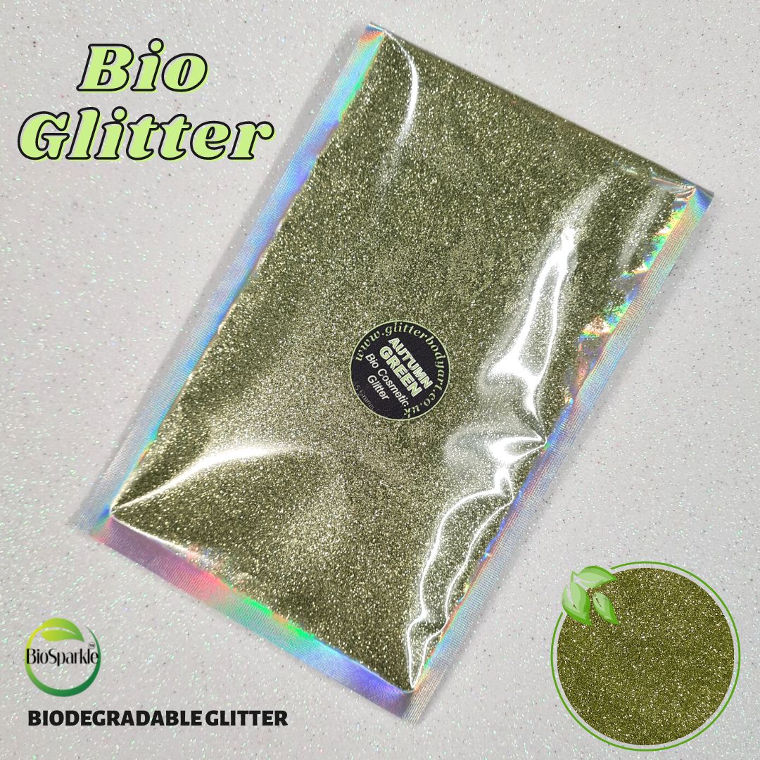 Autumn Green Bio Glitter (2) autumn gold bioglitter wholesale