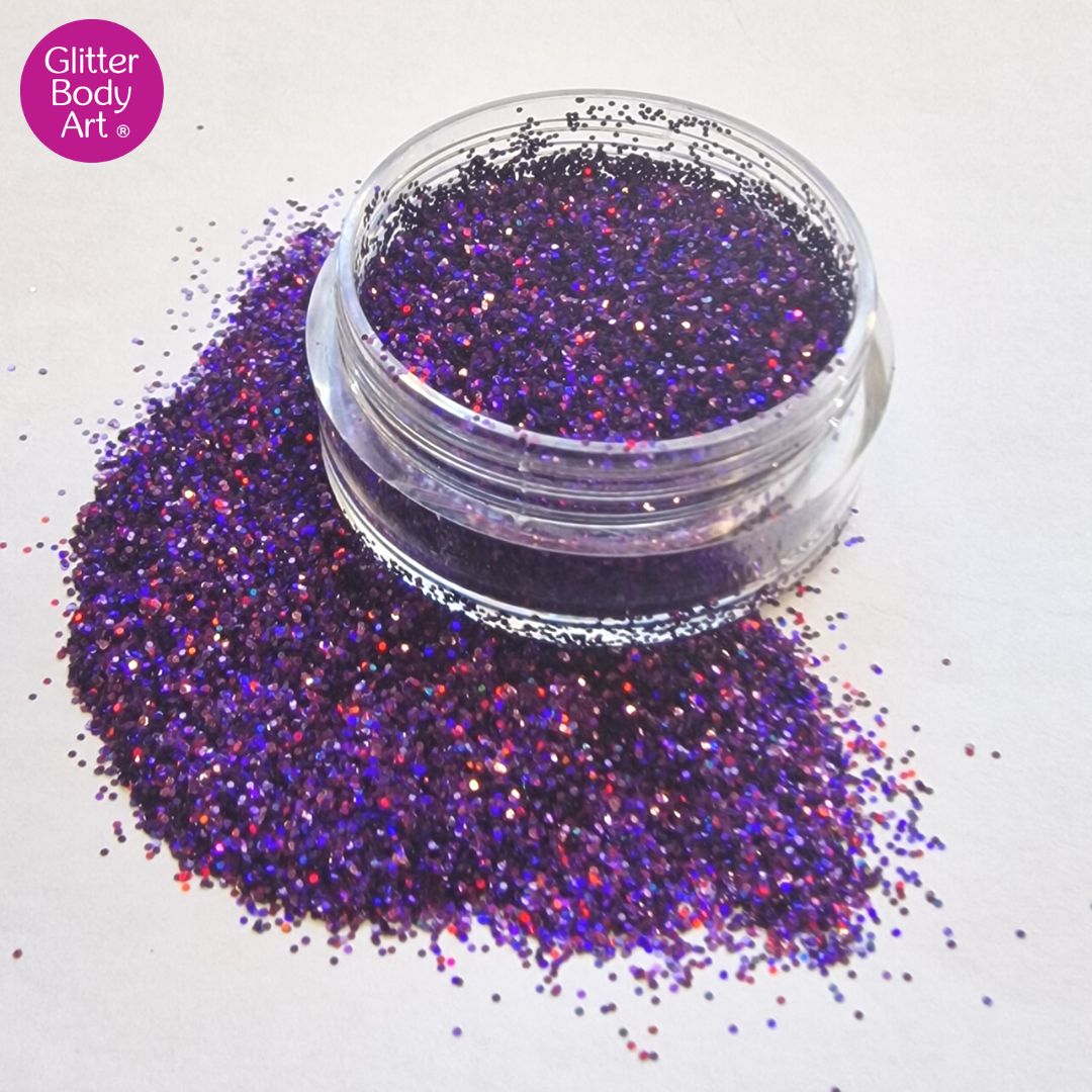 Grenada nail art glitter purple holographic chunky nail art glitter flakes