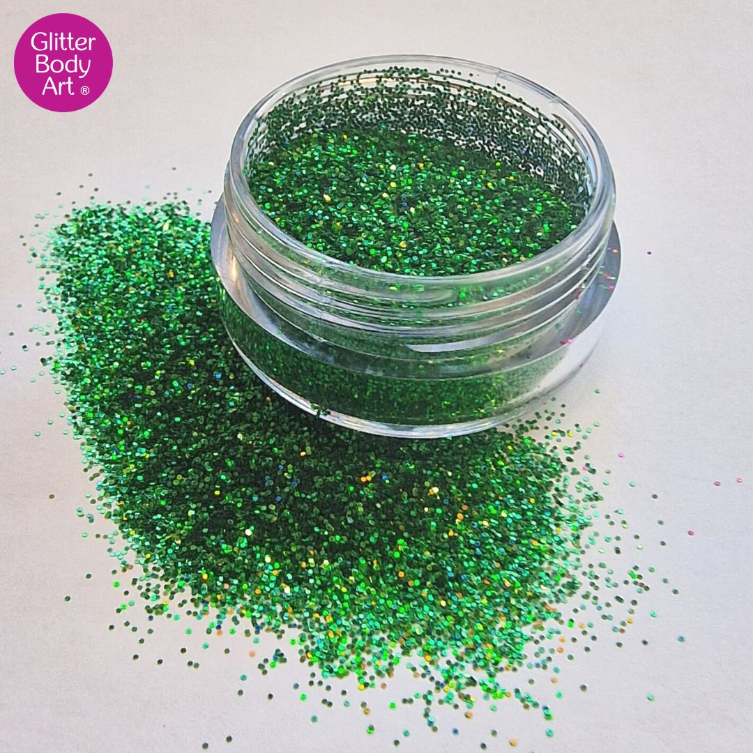 Jamaica nail art glitter green holographic chunky nail art glitter flakes