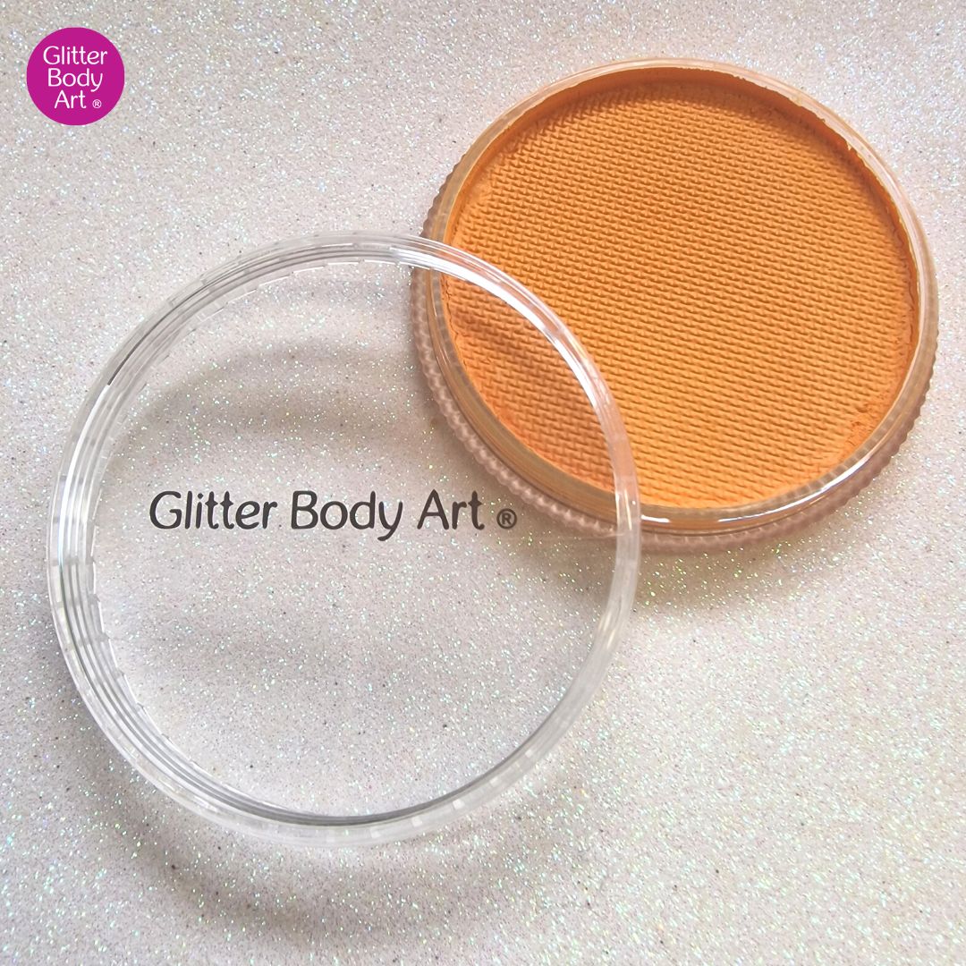 Tangerine Face Paint 30 grams Tangerine orange face paint for facepainter kit, children's facepaint