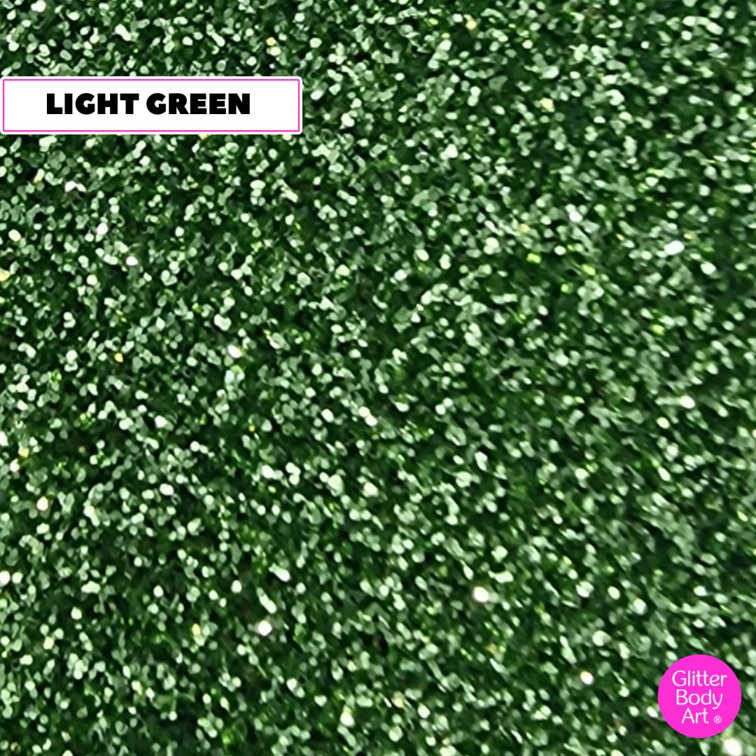 LIGHT GREEN GLITTER light green bulk buy wholesale cosmetic glitter for glitter tattoos