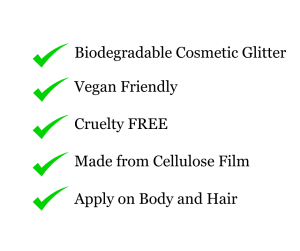 what is biodegradable glitter?