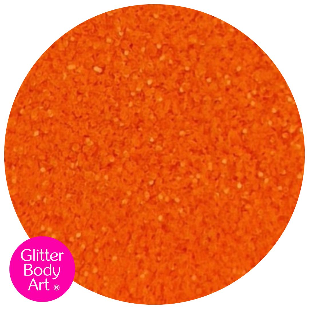 UV ORANGE UV Orange Body Glitter for glitter tattoos