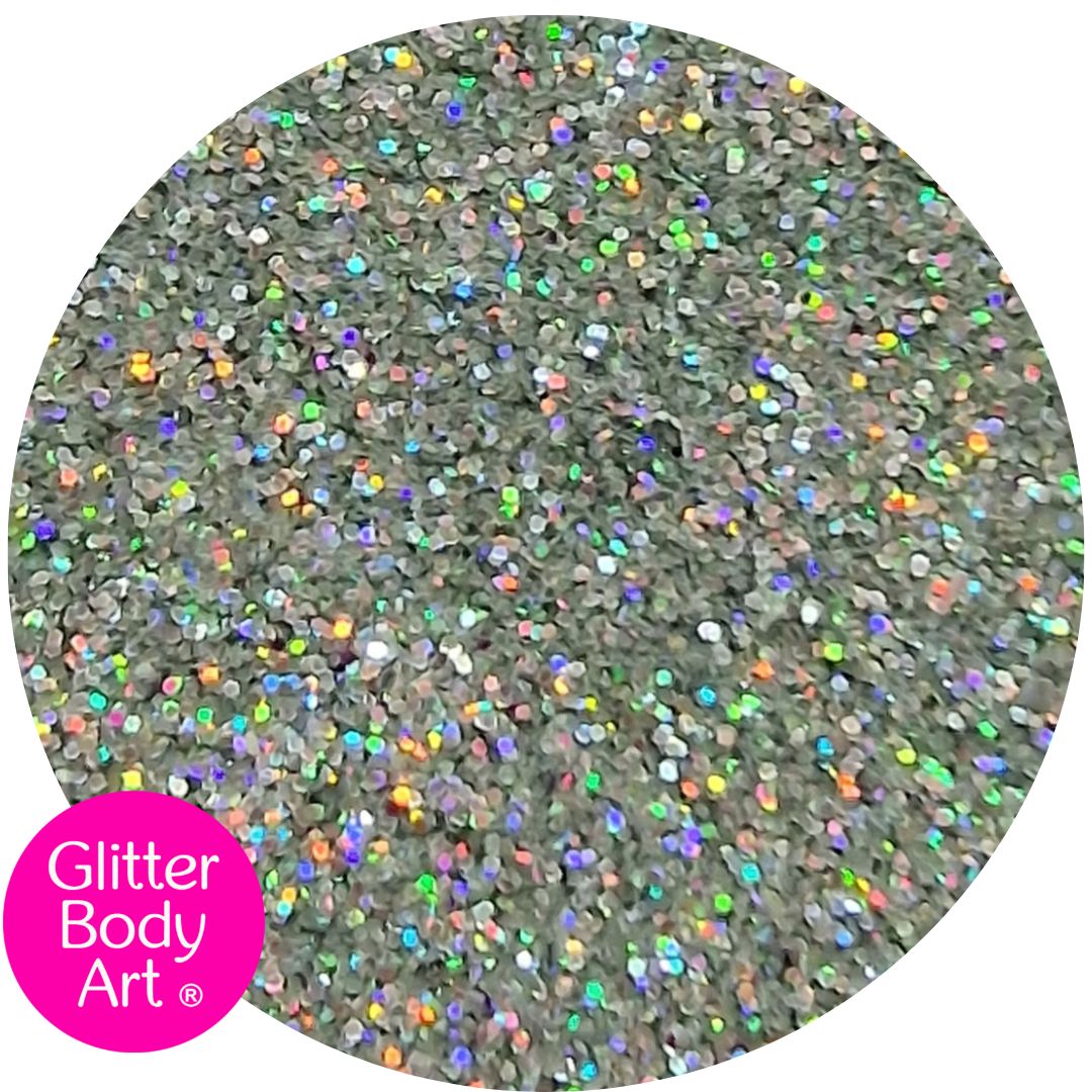silver holographic glitter holographic silver body glitter