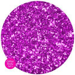 Violet body glitter for kids temporary tattoos