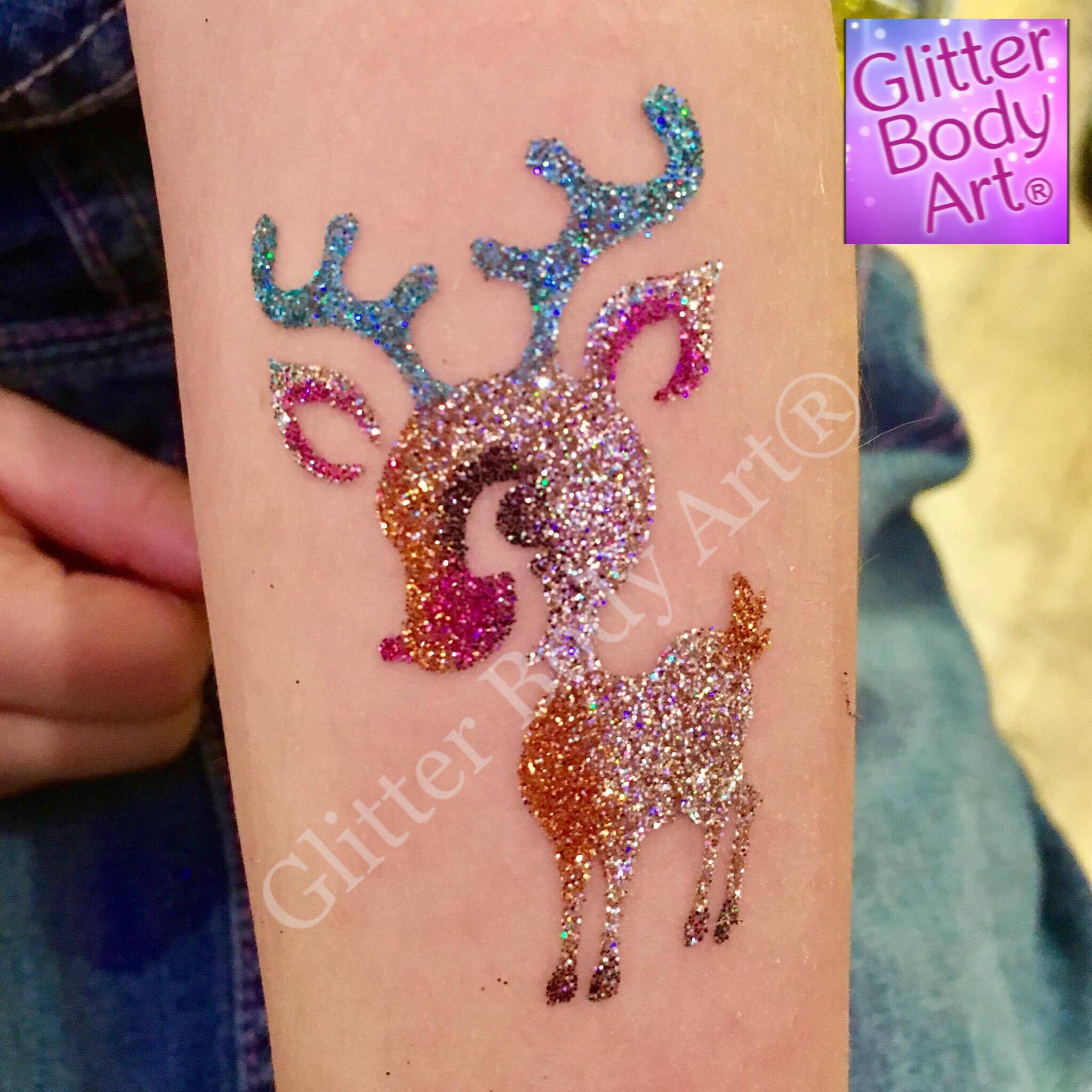 reindeer reindeer stencil, rudolf stencil, reindeer temporary tattoo, reindeer template, reindeer crafts